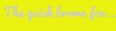 Image with Font Color CBCBD0 and Background Color EAF210